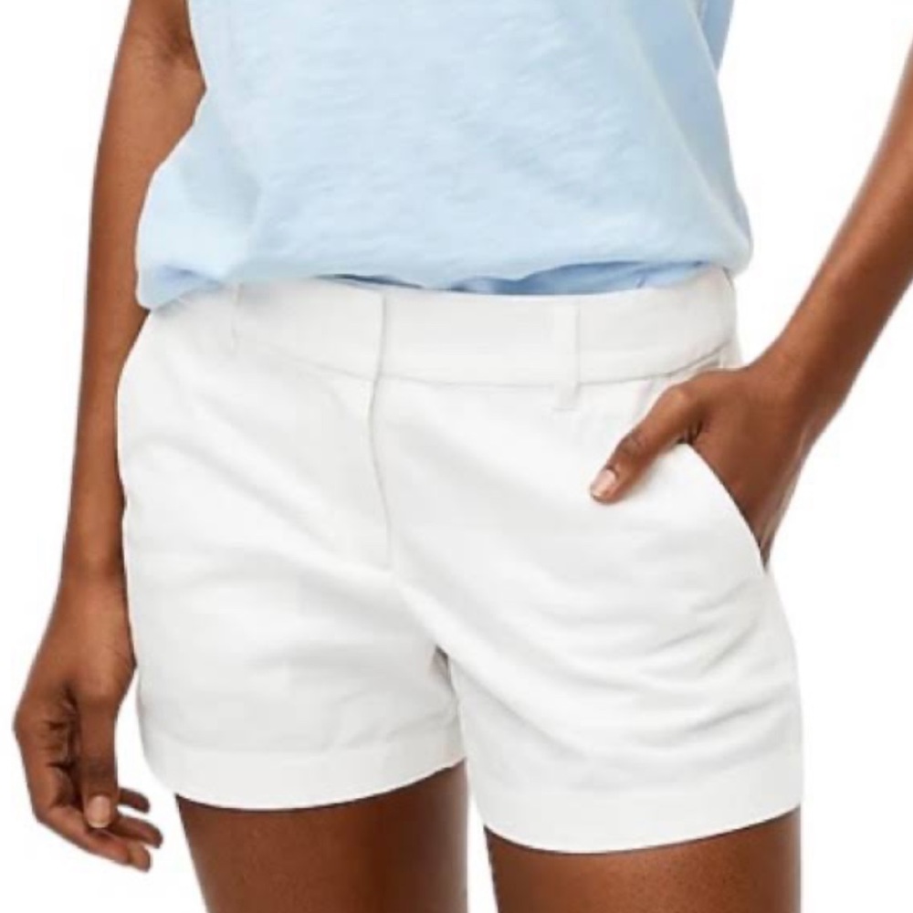 J Crew White Shorts